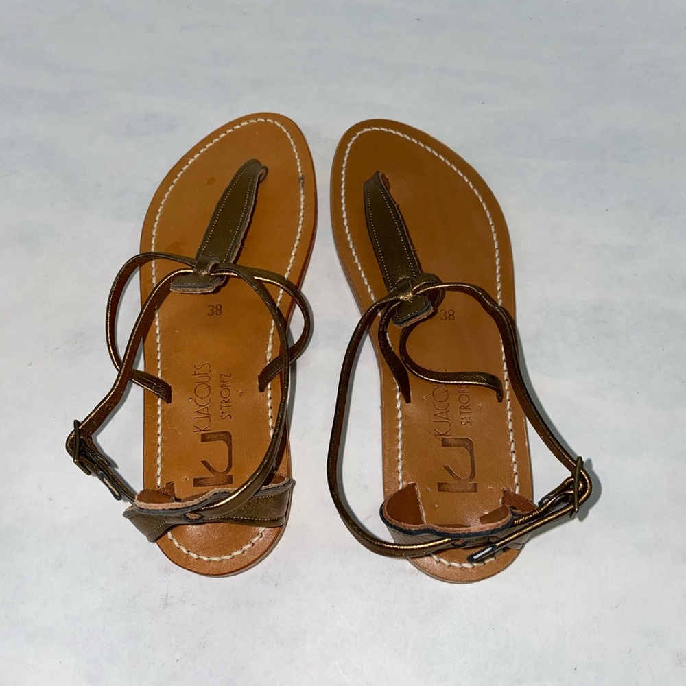 Bronze Strappy Sandal